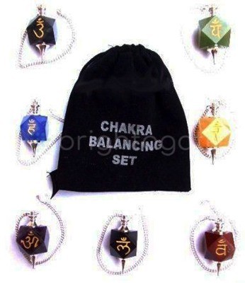 Chakra Pendulum Balancing Set